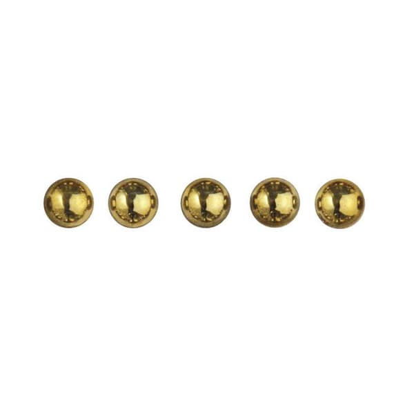 Klibbarkula stänkt Ø5mm Guld 80 stycken.