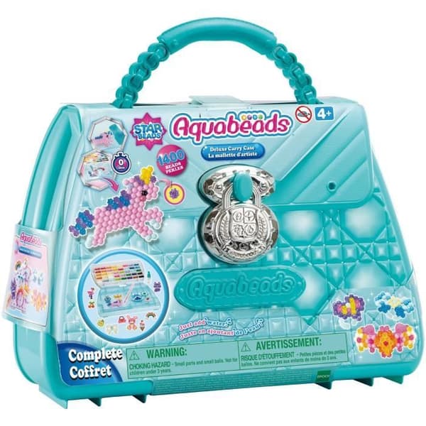 Konstnärsfodral - AQUABEADS - 31914 - 1400 flerfärgade pärlor