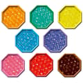 Miniatyrbild 1 av 6: Kreativ fritid - AQUABEADS - Facetterad pärlpåfyllning - 800 mångfacetterade pärlor i 8 olika färger