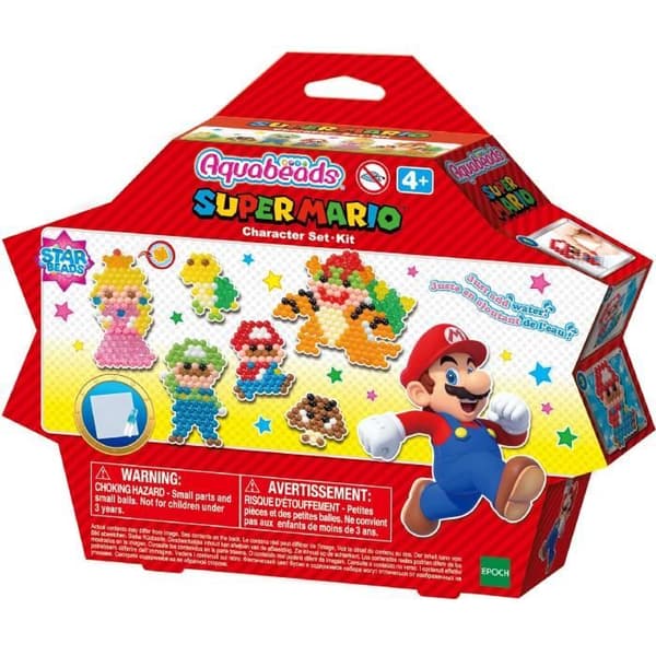 Super Mario-kit - AQUABEADS - Pärlor som fastnar i vatten