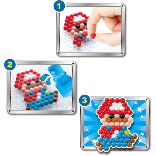 Super Mario-kit - AQUABEADS - Pärlor som fastnar i vatten