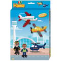 Miniatyrbild 1 av 3: Strykpärlset - HAMA - Junior Airport - 2000 pärlor - Flerfärgad
