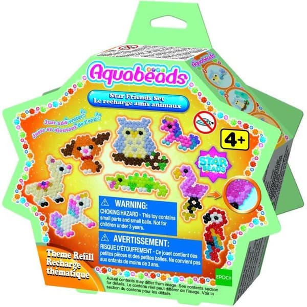Pärlor att montera AQUABEADS - 31602 - Djurvänner - Kreativ fritid för blandade barn