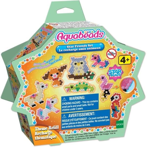 Pärlor att montera AQUABEADS - 31602 - Djurvänner - Kreativ fritid för blandade barn