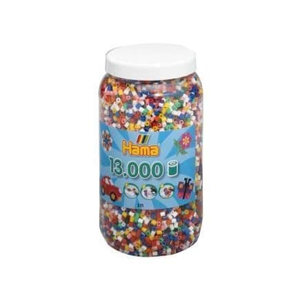 HAMA - 211-00 - KREATIV HOBBY - MIDI POTT 13000 PERLAR - BLANDNING
