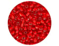 Miniatyrbild 2 av 4: Innspiro - Z14307 - Rund silverfärgad glasrocaille bordeaux 3,8 mm. 6/0 500 gr.