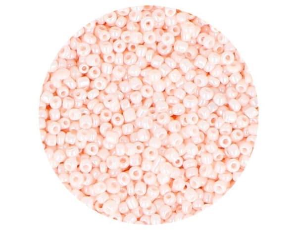Innspiro - Z14611 - Rond glas rocailles i rosavit 2,3 mm. 10/0 500 gr.