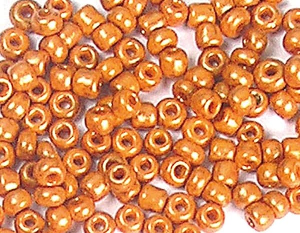 Innspiro - Z14924 - Runda glänsande metallisk brons glaspärlor 3,0mm. 8/0 500gr.
