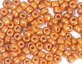 Miniatyrbild 1 av 2: Innspiro - Z14924 - Runda glänsande metallisk brons glaspärlor 3,0mm. 8/0 500gr.