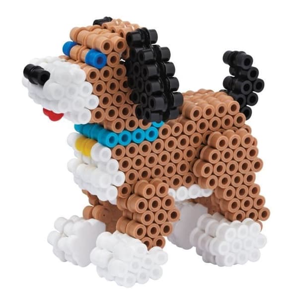 HAMA - Box of 3D Dogs midi pärlor - 2500 strykpärlor - Kreativa hobbies från 5 år