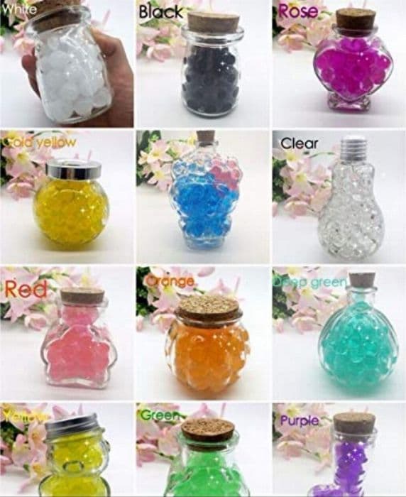 J-j decorazioni J-J Set med 12 påsar med hydrogelbollar, för bröllopsdekoration, jul, trädgård, kök, vardagsrum, 55-60 g