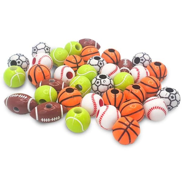 Multisport pärlor 1,4 till 1,8 cm 40 g