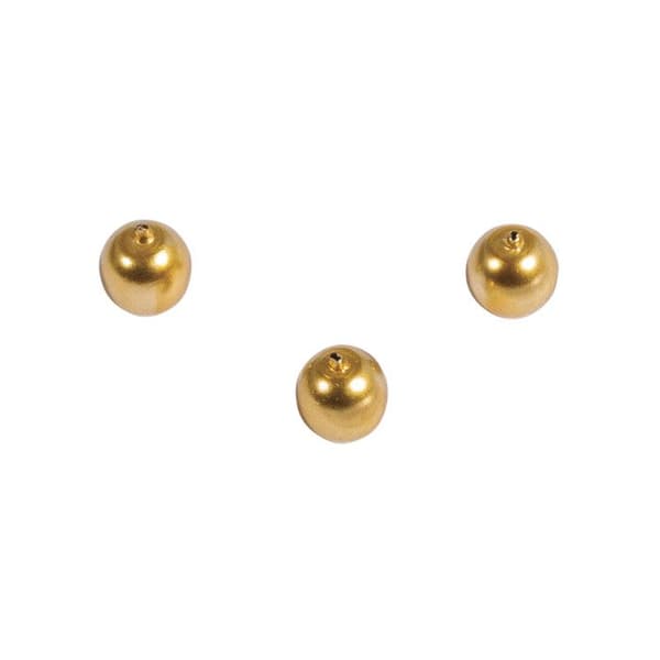 Pärlor i glas Renaissance med pärlemor 4mm Guld 85 stycken