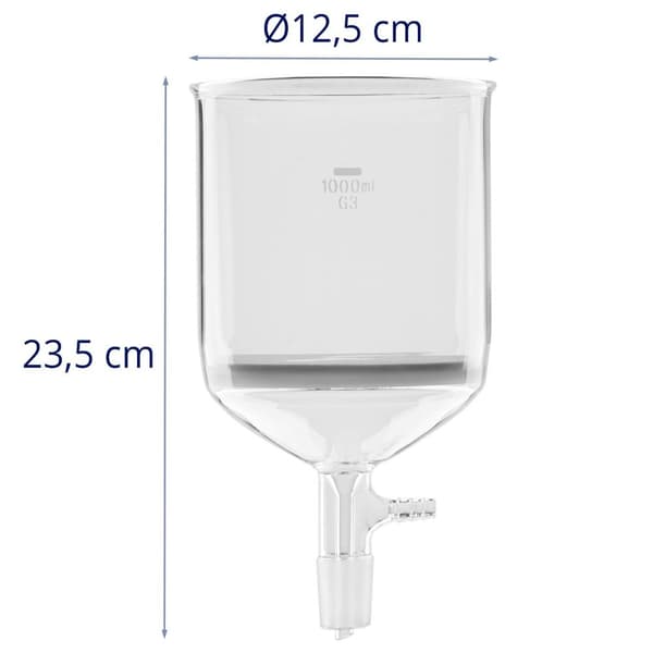 Steinberg Systems - Glasfilter - Med membran - 1000 ml - Standardslipning: 24/40
