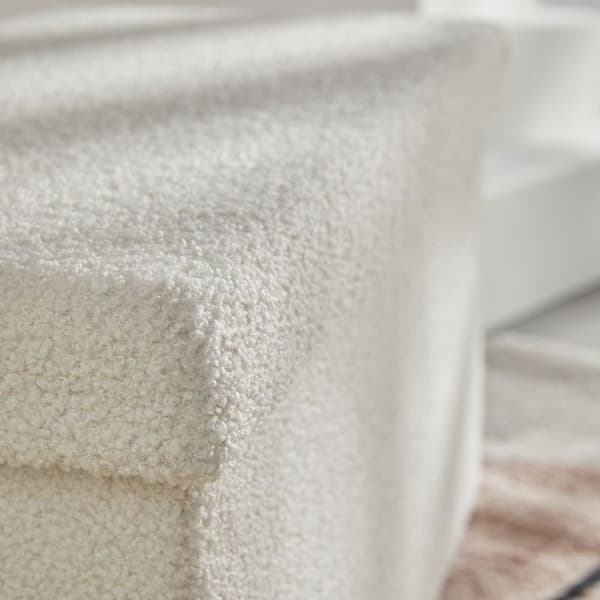 Bouclette fyrkantig sittpuff "Retro Mood" La Factory