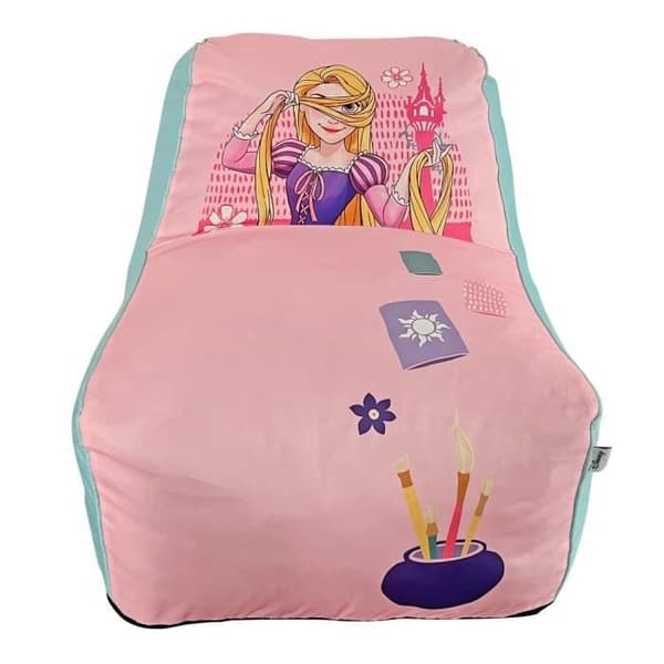 BeanBag Disney Princess mjuk fåtölj - Disney - Bekväm och mjuk - Rosa - Barn