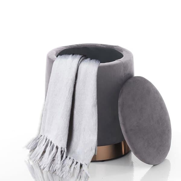 Puff - päron Oresteluchetta - LC1039 - Puff klädd Container Ohio Grey