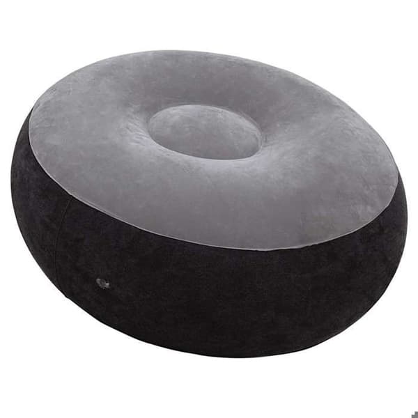 Uppblåsbar sittsäck - Intex - 68564NP - Grå - Plast - 1 plats
