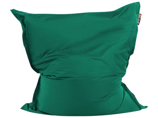 Överdrag för stor sittsäck Grön Nylon 180 x 140 cm Prickig Liggunderlag med dragkedja Kardborreband Stor sittsäck