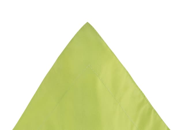 Överdrag för stor sittsäck Limegrön Nylon 180 x 140 cm Prickig Liggunderlag med dragkedja Kardborreband Stor sittsäck