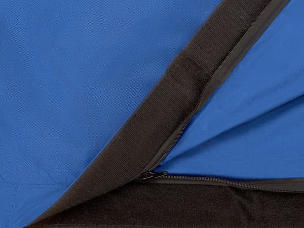 Trekk til sakkosekk Blå Nylon 140 x 180 cm L Glidelås Borrelås Stor sittesekk