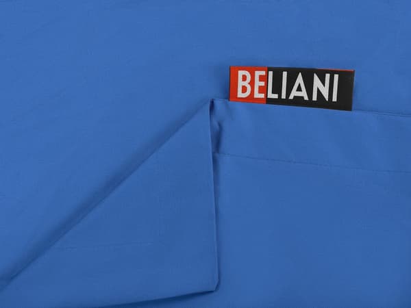 Trekk til sakkosekk Blå Nylon 140 x 180 cm L Glidelås Borrelås Stor sittesekk