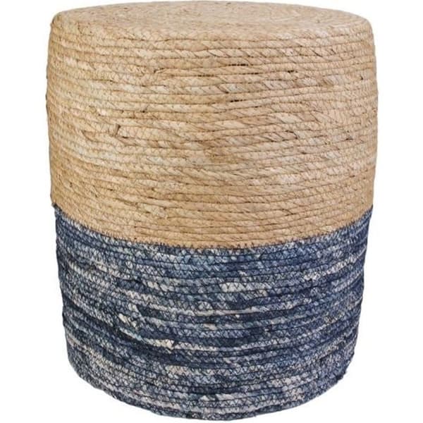 THE HOME DECO FACTORY Puff Blue Lagoon M2 - Blå