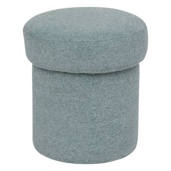 Puff "Kita" D37cm grön celadon - Atmosphera inredningsdesign - Grön