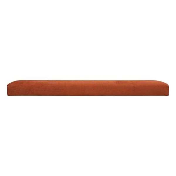 Fällpuff - ATMOSPHERA - Lilou - Sammet amber - 76x38cm - Förvaringsutrymme