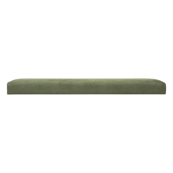 Fällbar dubbelpuff "Lilou" i sammet 76x38cm olivgrön - Olivgrön - Atmosphera inredningsdesigner