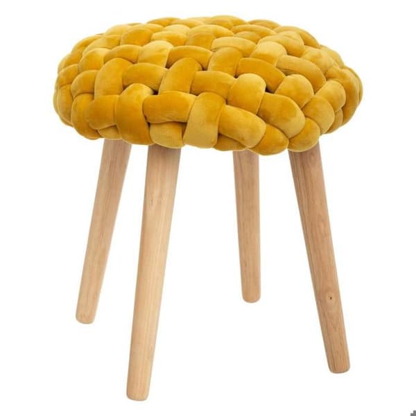 Senapstickad pall - Senap - Atmosphera inredare