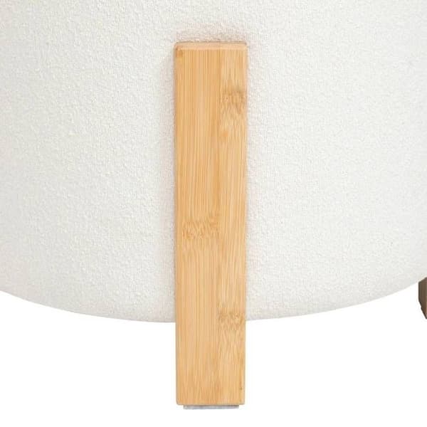 Taburett d'appoint bouclette Bansa vit Atmosphera
