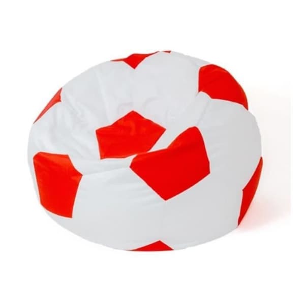 Go Gift Sako Boule puffväska vit-röd XL 120 cm - 5905359294795