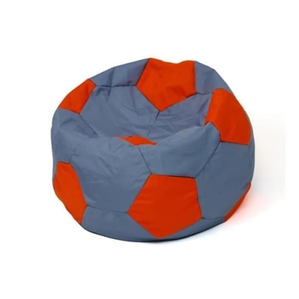 Go Gift Soccer Sako puffväska gråröd XL 120 cm - 5905359294832