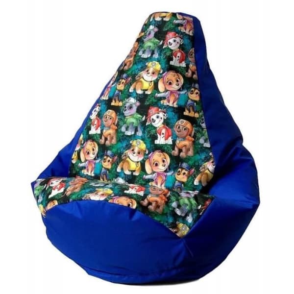 Go Gift Sako puffpåse Blåklint pärontryck-PAW Patrol XL 130 x 90 cm - 5905359299363