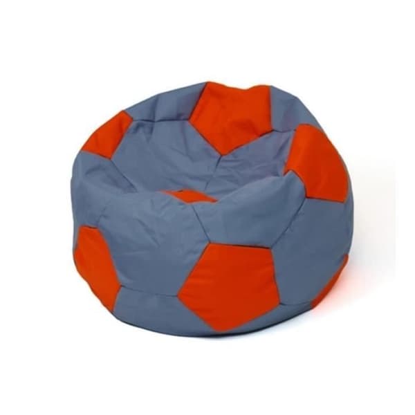 Go Gift Soccer Sako gråröd puffväska L 80 cm - 5905359294702