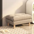 Miniatyrbild 5 av 10: STOR POUFFE REKTANGULÄR ottoman FOTSTÖD FÅTÖLJ PALL SIT