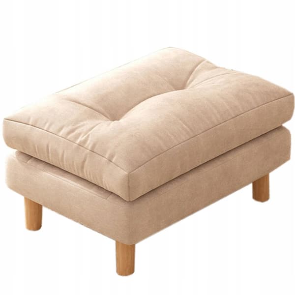 STOR POUFFE REKTANGULÄR ottoman FOTSTÖD FÅTÖLJ PALL SIT
