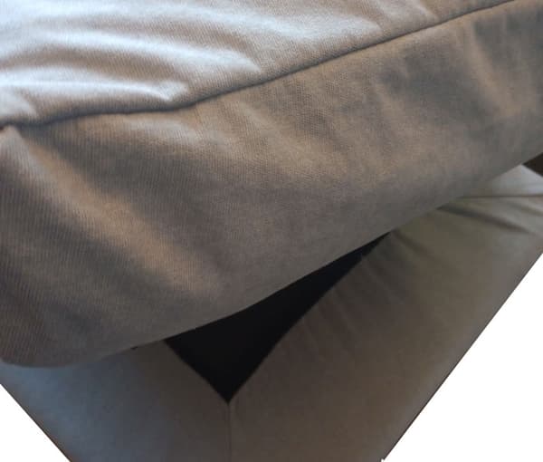POUFFE REKTANGULÄR ottoman FOTSTÖD FÅTÖLJ PALL SIT