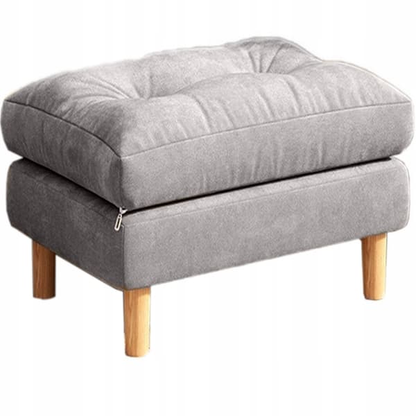 POUFFE REKTANGULÄR ottoman FOTSTÖD FÅTÖLJ PALL SIT