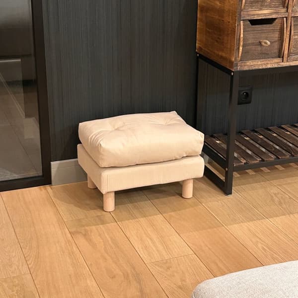 OTTOMAN POUFFE REKTANGULÄRT BORD FOTSTÖD FÅTÖLJ PALL SIT