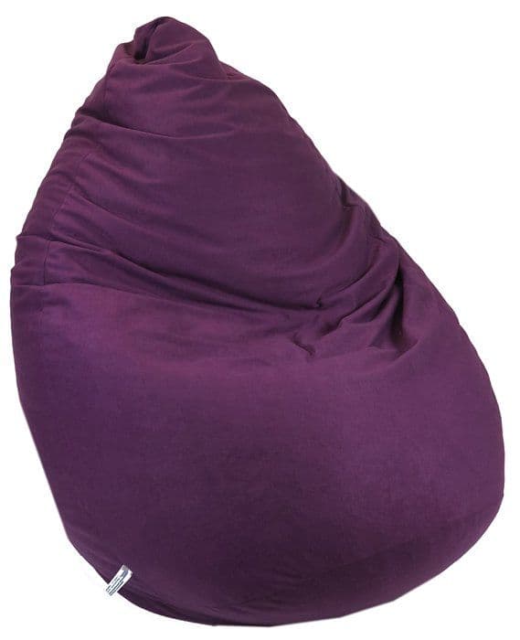 Pouf - päron Heunec - 671027 - Pouf Mikrofiber 120 l, Lila