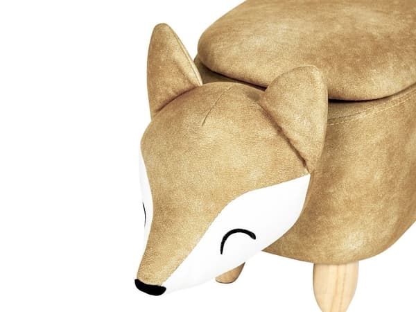 Eläinrahi säilytystilalla, samettia, oranssi, FOX Lumarko!