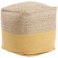 Pikkukuva 1 / 10: Pouf 44 x 44 x 44 cm keltainen KIRAMA Lumarko!