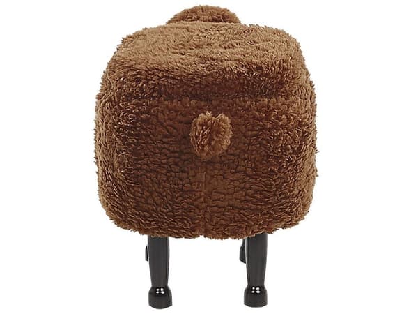 Djurpuff med förvaring brun FÅR Lumarko!