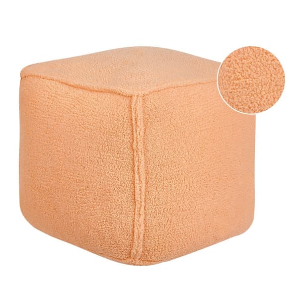 Pouf 40 x 40 x 40 cm oranssi ALIPUR Lumarko!