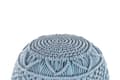 Pikkukuva 3 / 7: Macrame-pouffe 40 cm sininen KAYSERI Lumarko!