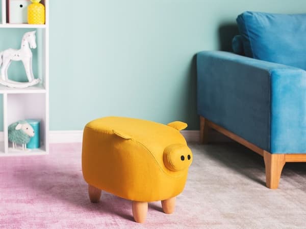 Eläinrahi keltainen PIGGY Lumarko!