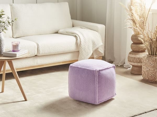 Pouf 40 x 40 x 40 cm violetti ALIPUR Lumarko!