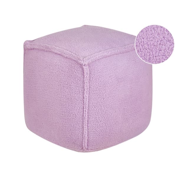 Pouf 40 x 40 x 40 cm violetti ALIPUR Lumarko!